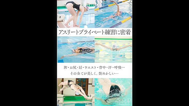 一流競泳選手 青木桃 AV DEBUT 全裸水泳2021