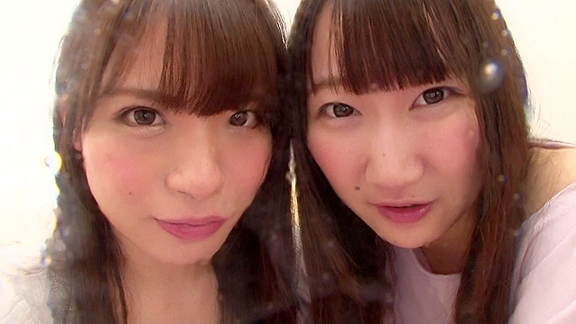 自己紹介相互舌観察濃密絡み合い唾液レズ接吻＆ダブルバーチャルレズベロキス さい子＆美咲 2本セット