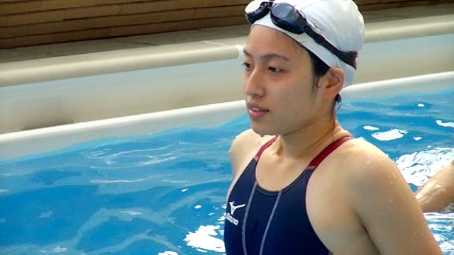 某県・大学競泳連盟 自由形強化選手 松山千草 AVデビュー