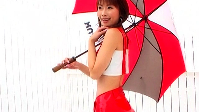 きれいなレースクィーンのうなじ