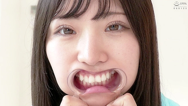 【歯・舌ベロ】素人モデル まみチャンの歯・舌ベロ観察☆