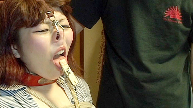 BBW 超爆乳M女鼻責め浣腸調○