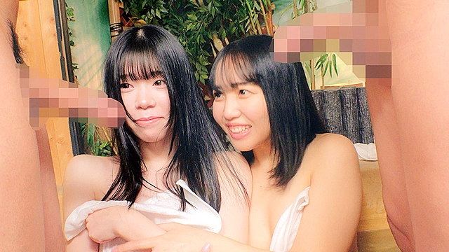 仲良し二人組が挑戦！タオル一枚男湯入ってみませんか？～お父さんよりも年上のおじさんたちと密着混浴！恥ずかしすぎる過激ミッションで本番までしちゃったSP～
