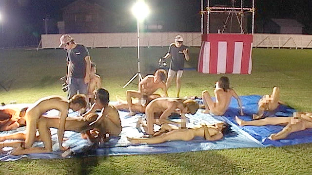 男だらけの大運動会2（月見大乱交・閉会式）
