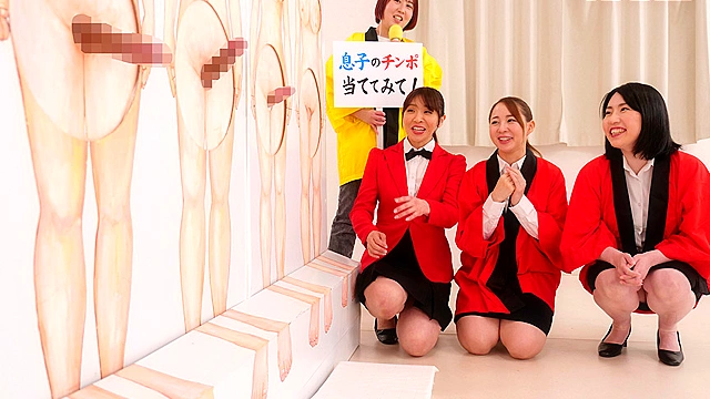 息子なら母親の裸当ててみて！歴代美人司会者ドッキリ●●●●大作戦