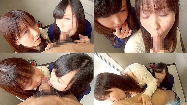 個撮）成城マダム【興味深々】初めてのダブルフェラ