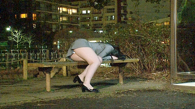 「なぜ貴方ほどの美女がこんな場所で？！酔って熟睡する美淑女の淡い色の無防備パンチラを見たら…貴方ならどうする？」 VOL.1
