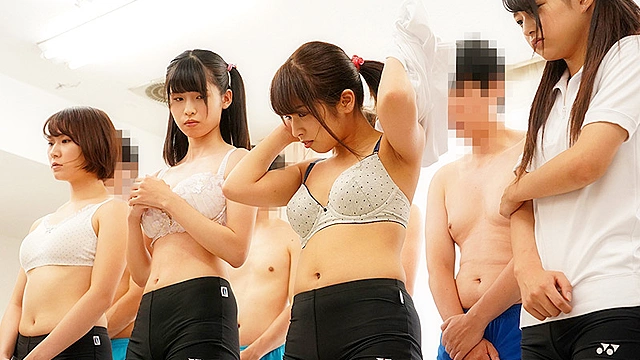 羞恥！青少年男女混合全裸体力測定2019