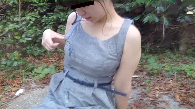 田舎の素人娘にセンズリ見せ