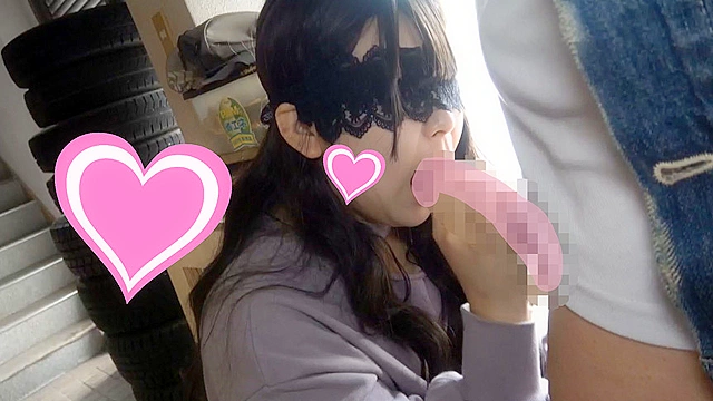 【出会い系上物お姉さん】（^^♪ 例の秘密の場所に連れて行ってさわさわとねっとりフェラチオ口内発射