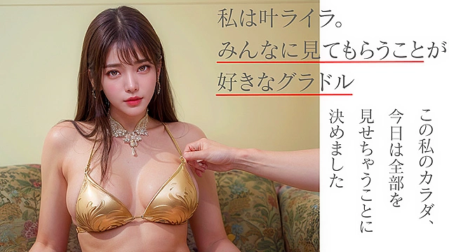 【3.1次元】AI絶対グラドル新人  叶ライラ 限定専属新人デビュー