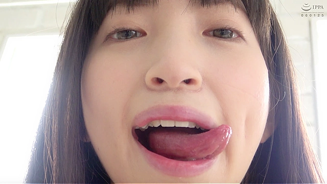 大人気女優 冬愛ことねチャンの超貴重な舌ベロ・歯・口内観察・舌ベロねじねじ★