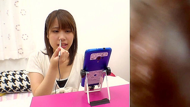鼻観察内視鏡映像・くしゃみ鼻水ディルド手コキ 美咲