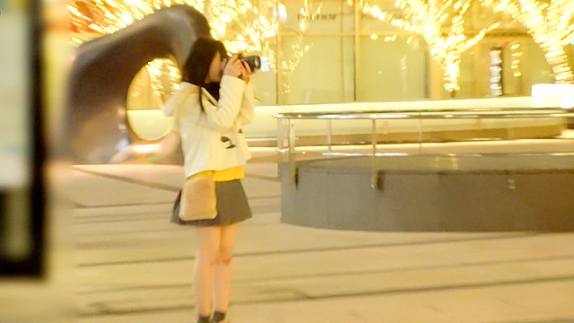 天使級にウブすぎるカメラ女子を性開発！六本木イルミネーションでナンパGETした極柔マシュマロ尻の経験少なめ美少女に無許可中出し＆人生初の顔射で2連発！！