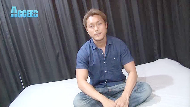 筋肉イケメン「五條蒼士」色黒でかチンポから濃厚精子がドロッ！！