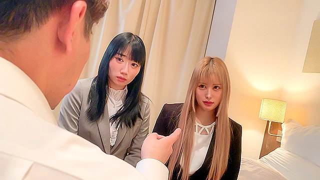 「君か、君以外か。」人事部長のチ○チ○争奪！？希望部署に配属されたい新入女子社員の逆3P中出し研修