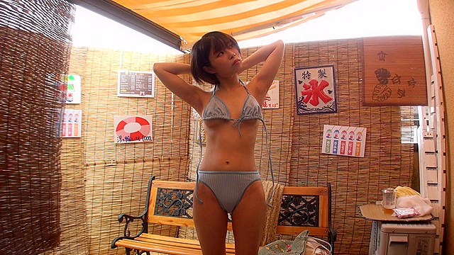 海の家自慰中毒ドスケベ人妻 性欲爆発オナニー○撮