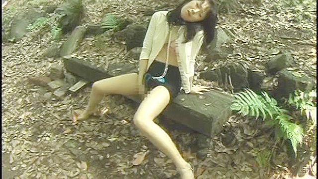 人妻露出オナニー