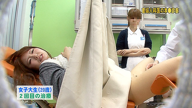 流出！ちょいワル産婦人科医の本●診察VTR（2）～大股開きでビシャビシャ潮吹いて中●しまでされてます