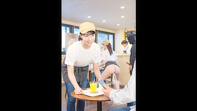 「いらっしゃいませお客様、スマイルカフェです」接客中は何をされても常に笑顔の、顧客満足度最高水準のカフェ店員に密着