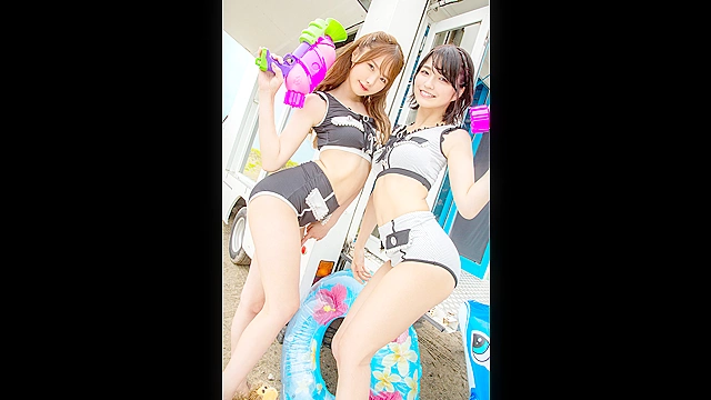マジックミラー号×Materiall灼熱の夏…？直前の台風直撃海岸で、疲れた男達をゲリラ癒しヌキするチビっ子悪魔タイフーン連続中出し逆ナンパSP！