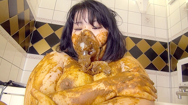 ぽちゃスカ大便おなにぃ
