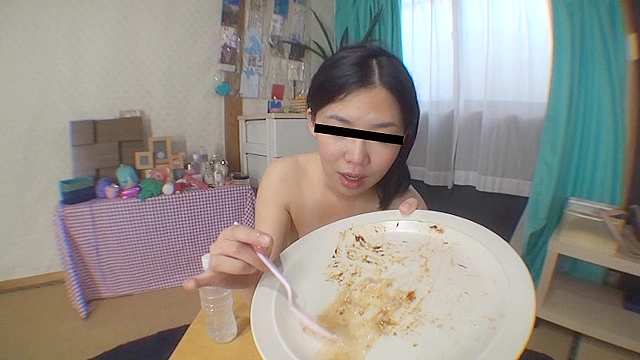 自画撮りうんこカレー食糞ビデオ2