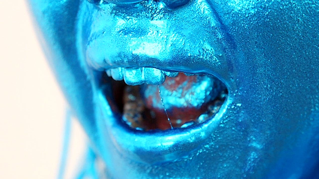 Metallic blue