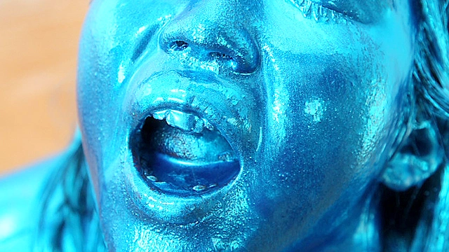 Metallic blue
