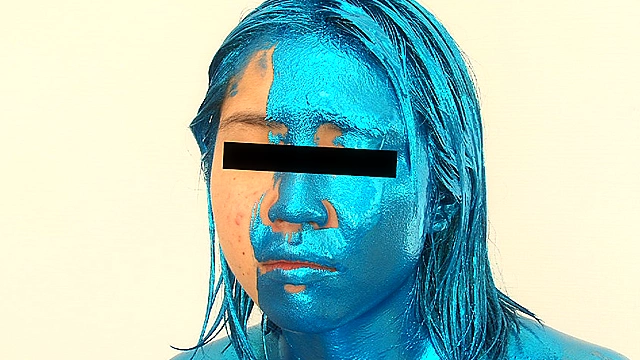 Metallic blue