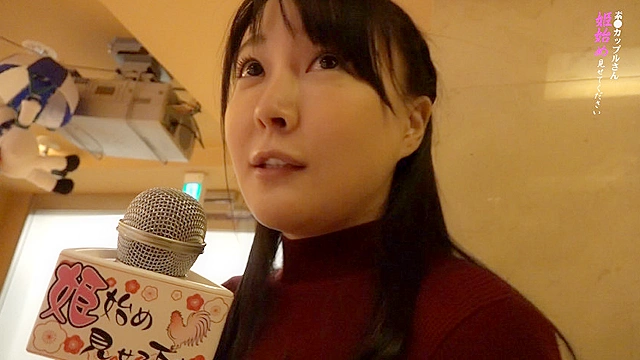 突撃ラブホ撮影！発情中の素●カップルさん、姫始め見せて下さい