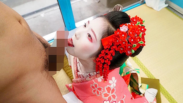 マジックミラー号 ドーランを赤く染めるほど恥ずかしがる芸妓さんと夢の野球拳SEX