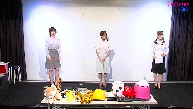 女子アナ新人デビューSP！新人女子アナちゃんが感じまくりのイキまくり！マ●コも濡れてヒ～クヒクッ！ 完全版