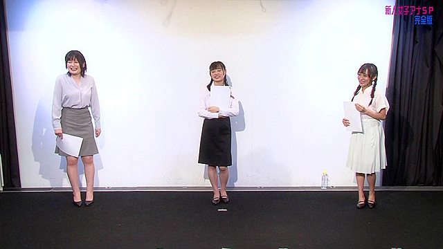 女子アナ新人デビューSP！新人女子アナちゃんが感じまくりのイキまくり！マ●コも濡れてヒ～クヒクッ！ 完全版