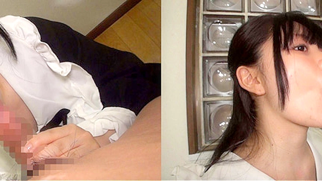 個撮）ゴシック系フェラ好き娘【Fカップ柔乳】濃厚ヨダレが絡みつく絶妙バキュームフェラ【口内発射】