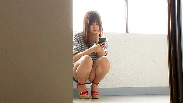 すらり脚のデニスカぱんちら