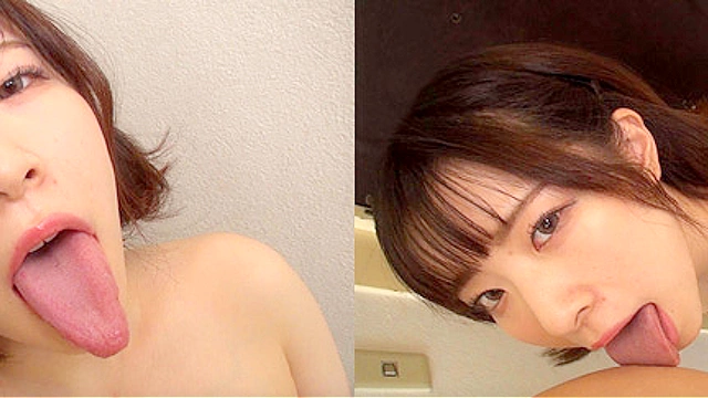 個撮）キュートな彼女のデカベロがエロい！【余裕の丸呑みピストン＆ねっとりローリング】淫舌絡めた超絶フェラ【口内発射】