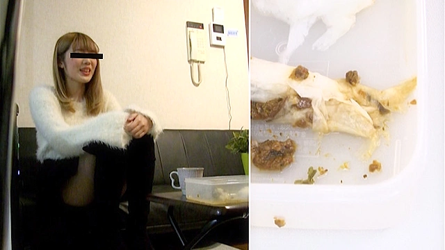 実録・面接に来た女に下剤を飲ませ排泄姿を覗いた上、ウンコを採取してみた。3