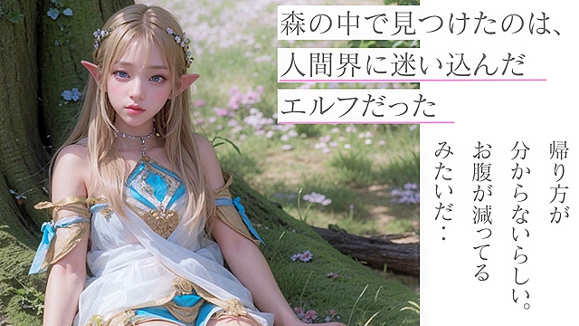 【3.1次元】AI背徳エルフ 実世界に迷い込んだつるぺた妖精AINALIND（アイナリンド）