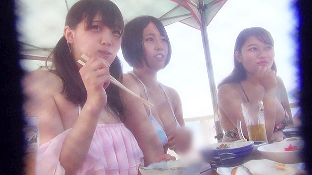 【海ナンパ】 水着美女グループ 灼熱の乱交SEX！！！！
