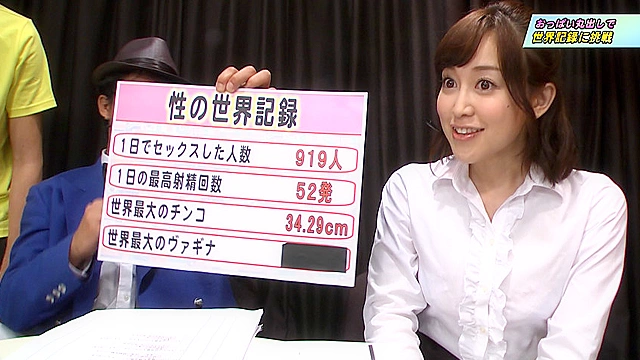 緊急放送！今夜おっぱい丸出しで世界記録に挑戦