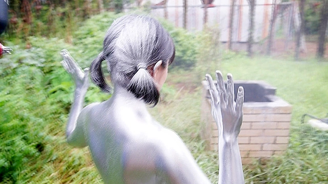 SILVER PAINTING012