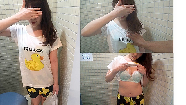 個撮）休日の美巨乳お姉さん。オフでも本気のピストンフェラ