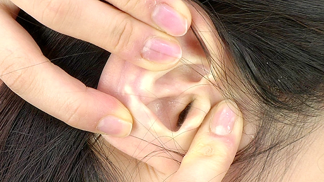 耳フェチ！耳穴観察 高木愛美