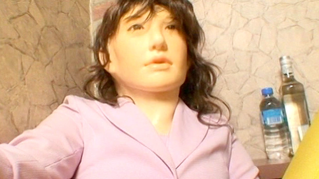 リアルフェイス全身タイツの女