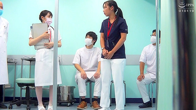 羞恥！新卒看護師着任前健康診断～朝陽えま編～