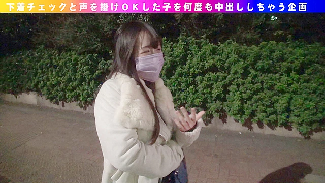 ナンパコNo.19 深夜に帰宅途中の銀座で働く美人お姉さんをナンパして「中でイってもらう方が好き」と連続中出し！