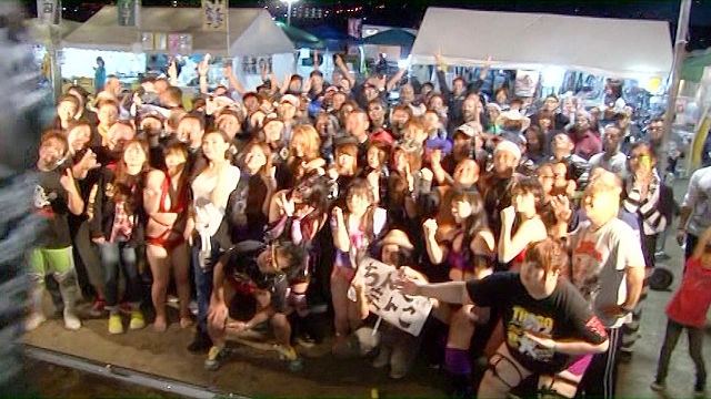 バイク乗り野外キャンプの裏ステージに潜入！2015年秋／山梨県某所 吟味チャリティーキャンプ 収録