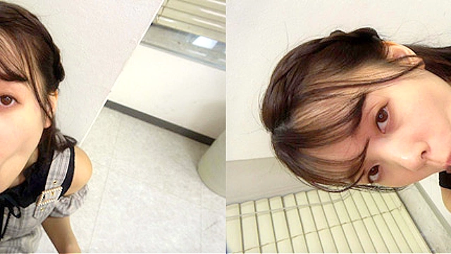 個撮）経験少ない癒しの女子大生【バキュームフェラ顔がエロい】絶妙舌技！ノーハンドピストンフェラ【口内発射】