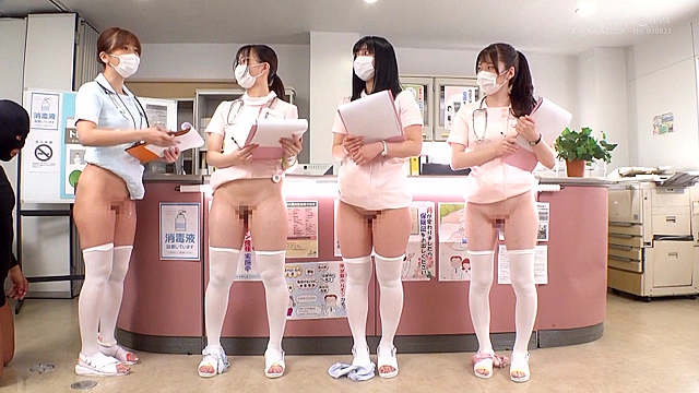 【ナースミーティング中にトビジオ】県立トビジオ大学医学部附属病院 看護中はずっと潮吹きっぱなし＆失禁しまくり 激ピスされても平然と医療行為をし続けるナース達